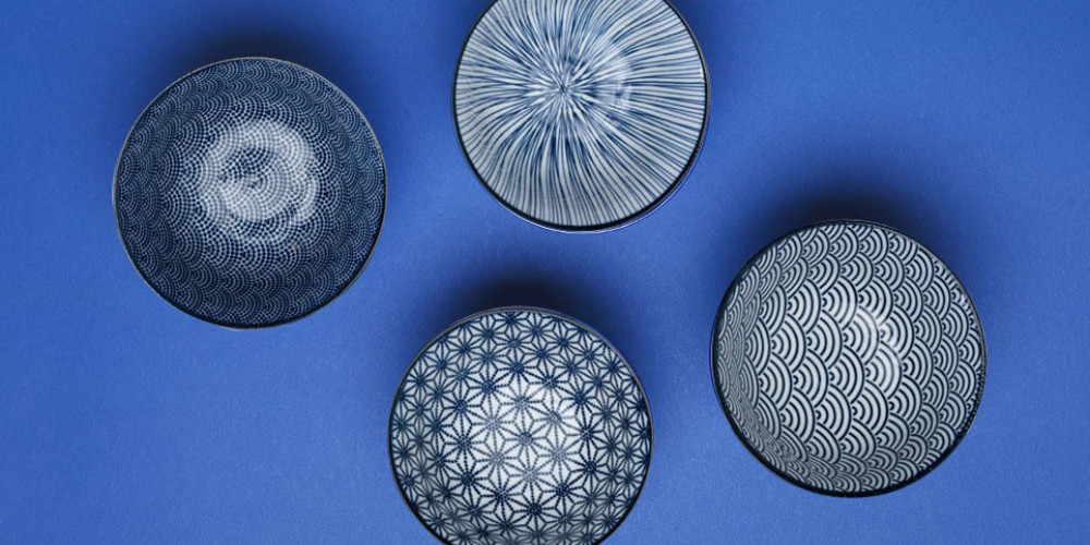 Sets mit Schalen im Asia-Design