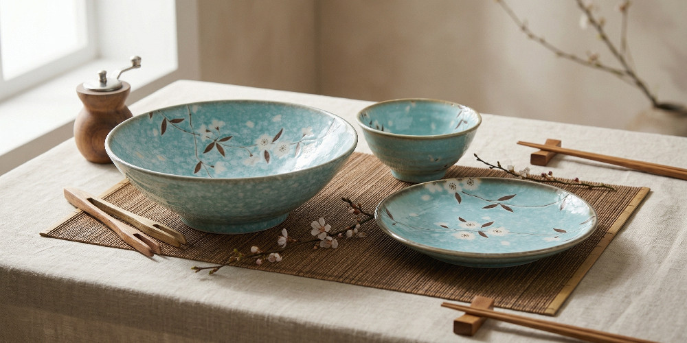 Tokyo Design Studio Serie Light Blue Sakura