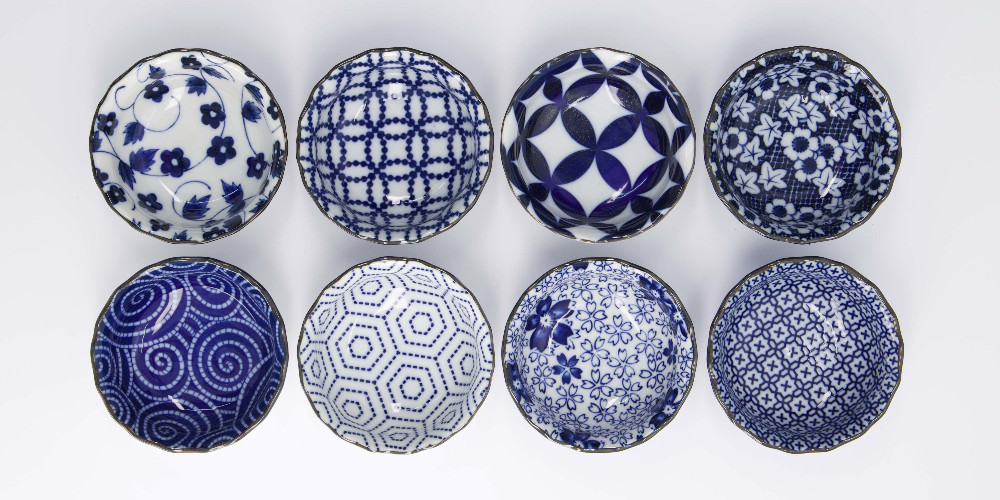 Asiatische Schale für würzigen Dip und Sauce