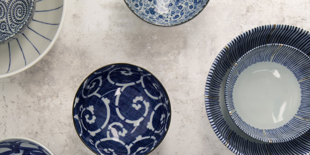 Sets mit Schalen im Asia-Design