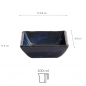 Preview: Cobalt Blue Eckige Schale bei Tokyo Design Studio (Bild 5 von 5)