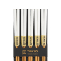 Preview: TDS, Chopstick Set, Bamboo White, 5 pair, Item No. 14458
