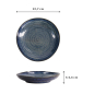 Preview: Teller Cobalt Blue, Porzellan, 22,7 × 4,4 cm, Art.-Nr. 14520