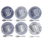 Preview: Espresso Set Nippon Blue, 18-piece, Porcelain, 80 ml, Item No. 14887