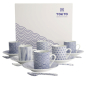 Preview: Espresso Set Nippon Blue, 18-piece, Porcelain, 80 ml