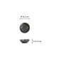 Preview: Sauce Bowl Onyx Noir, Stoneware, Ø 8.2 cm, Item No. 15530