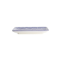 Preview: Sushi Plate Nippon Blue Waves, White, Porcelain, 21 × 13.5 cm, Item No. 15607