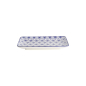 Preview: Sushi-Platte Nippon Blue Stars Weiß, Porzellan, 21 × 13,5 cm, Art.-Nr. 15610