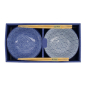 Preview: Tayo Bowl Set Nippon Blue Dots & Waves, Porcelain, 500 ml, Item No. 16041
