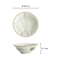 Preview: Ramenschale Soshun Matte, Keramik, Ø 20 cm, Art.-Nr. 16500