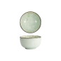 Preview: Bowl Green Cosmos, Stoneware, 550 ml
