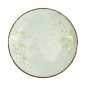 Preview: Plate Green Cosmos, Stoneware, Ø 28.5 cm, Item No. 16510