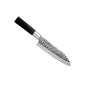 Preview: Santoku Knife (all-purpose knife) Sekiryu, Stainless steel, Hammered finish, blade 16.5 cm, handle in ABS plastic, Item No. 16600