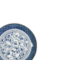 Preview: Plate Flora Japonica Gingko Blue, White, Porcelain, Ø 25.7 cm, Item No. 16720