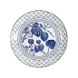 Preview: Plate Flora Japonica Ivy Blue, White, Porcelain, Ø 25.7 cm, Item No. 16723