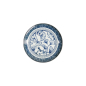 Preview: Plate Flora Japonica Gingko Blue, White, Porcelain, Ø 16 cm, Item No. 16847