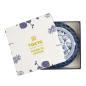 Preview: Plate Set Flora Japonica Blue, White in a gift box, 4pcs, Porcelain, Ø 16 cm, Item No. 16851