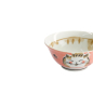 Preview: Reisschale Fuku Cat Neko Kawaii Rot, Porzellan, 500 ml, Art.-Nr. 16900