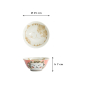 Preview: Reisschale Fuku Cat Neko Kawaii Rot, Porzellan, 500 ml, Art.-Nr. 16900