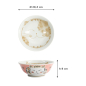 Preview: Reisschale Fuku Cat Neko Kawaii Rot, Porzellan, 1 L, Art.-Nr. 16904