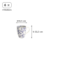 Preview: Tassen-Set Flora Japonica Blau in Geschenkbox, 4-tlg., Porzellan, 380 ml, Art.-Nr. 16975
