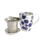 Preview: Tasse Flora Japonica Ivy Blau in Geschenkbox, Porzellan, 380 ml, Art.-Nr. 16979