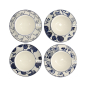Preview: Cup and Saucer Set Flora Japonica Blue in a gift box, 8pcs, Porcelain, 250 ml, Item No. 16980