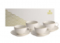 Preview: Nippon White 4 Tassen Set mit Untertassen bei Tokyo Design Studio (Bild 1 von 6)