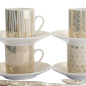 Preview: TDS, Espresso Set, Nippon Gold, 12-piece set, Item No. 17154