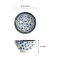 Preview: Reisschale Flora Japonica Gingko, Porzellan, 950 ml, Art.-Nr. 17590