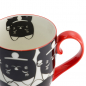 Preview: Schwarze Katze Kawaii Glückliche Katze (Lucky Cat) Tasse in Geschenkbox bei Tokyo Design Studio (Bild 6 von 7)