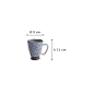 Preview: Tasse Fan Blau/Grau, Steinzeug, 400 ml, Art.-Nr. 17724