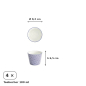 Preview: Tea Cup Set Nippon Blue, 4-piece, Porcelain, 180 ml, Item No. 17836