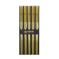 Preview: Edelstahl Gold 5 Paar Essstäbchen bei Tokyo Design Studio