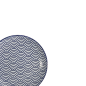Preview: Plate Nippon Blue Waves, Porcelain, Ø 20.6 cm, Item No. 17954