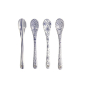 Preview: Löffel-Set Nippon Blue, 4-tlg., Porzellan, 13 cm, Art.-Nr. 17987