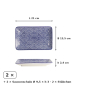 Preview: Sushi-Set Nippon Blue Lines-Dots Weiß, 6-tlg., Porzellan, Art.-Nr. 17991