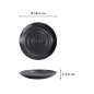 Preview: Plate Zen, Melamine, Ø 19.5 cm, Item No. 18232
