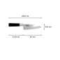 Preview: Deba Knife (fish knife) Sekiryu, Stainless steel, blade 15 cm, handle in ABS plastic, Item No. 18289