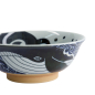 Preview: TDS, Bowl, Kawaii Ohira Whale, Ø 20.3 x 8 cm, Item No. 18331