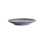 Preview: Plate Aisai Seigaiha Blue, Stoneware, Ø 22.7 cm, Item No. 18567