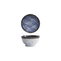 Preview: Bowl Aisai Seigaiha, Stoneware, 300 ml