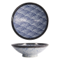 Preview: Bowl Aisai Seigaiha, Stoneware, 1.4 l