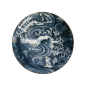 Preview: Schale Japonism Crane Dunkelgrau, Porzellan, 25,2 × 7,7 cm, Art.-Nr. 18688