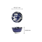 Preview: Bowl Japonism Dragon Blue, Porcelain, 350 ml, Item No. 18756