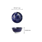 Preview: Schale Japonism Lion Blau, Porzellan, 350 ml, Art.-Nr. 18757