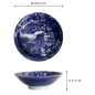 Preview: Schale Japonism Crane Blau, Porzellan, 1,6 L, Art.-Nr. 18764