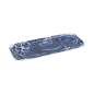 Preview: Serving Platter Japonism Carp Blue, White, Porcelain, 28.5 × 14 × 2.5 cm, Item No. 18767