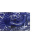 Preview: Serving Platter Japonism Carp Blue, White, Porcelain, 28.5 × 14 × 2.5 cm, Item No. 18767