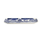 Preview: Serving Platter Japonism Lion Blue, White, Porcelain, 28.5 × 14 × 2.5 cm, Item No. 18770